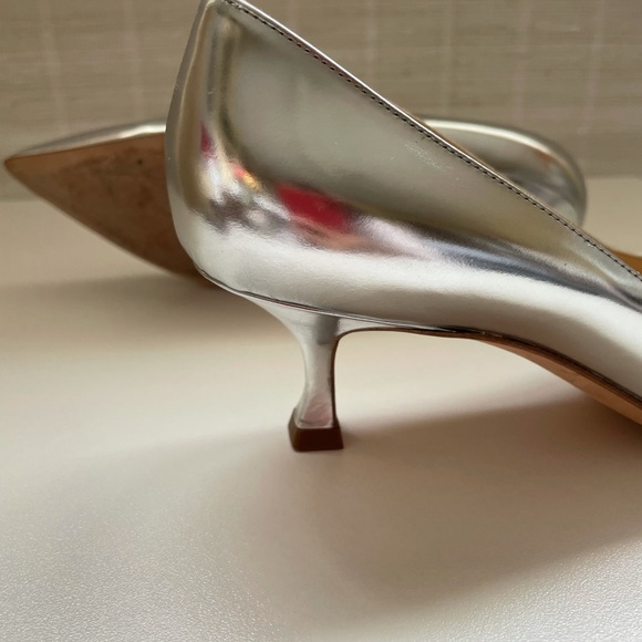 Manolo Blahnik Silver Pumps - Picture 6 of 11